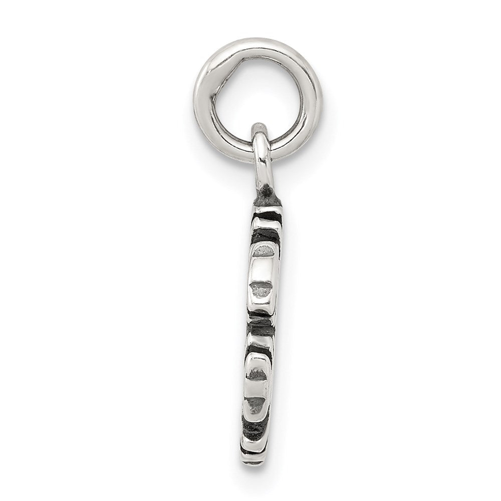 Sterlingsilber Antik Schneeflocke Charm