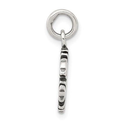 Sterlingsilber Antik Schneeflocke Charm