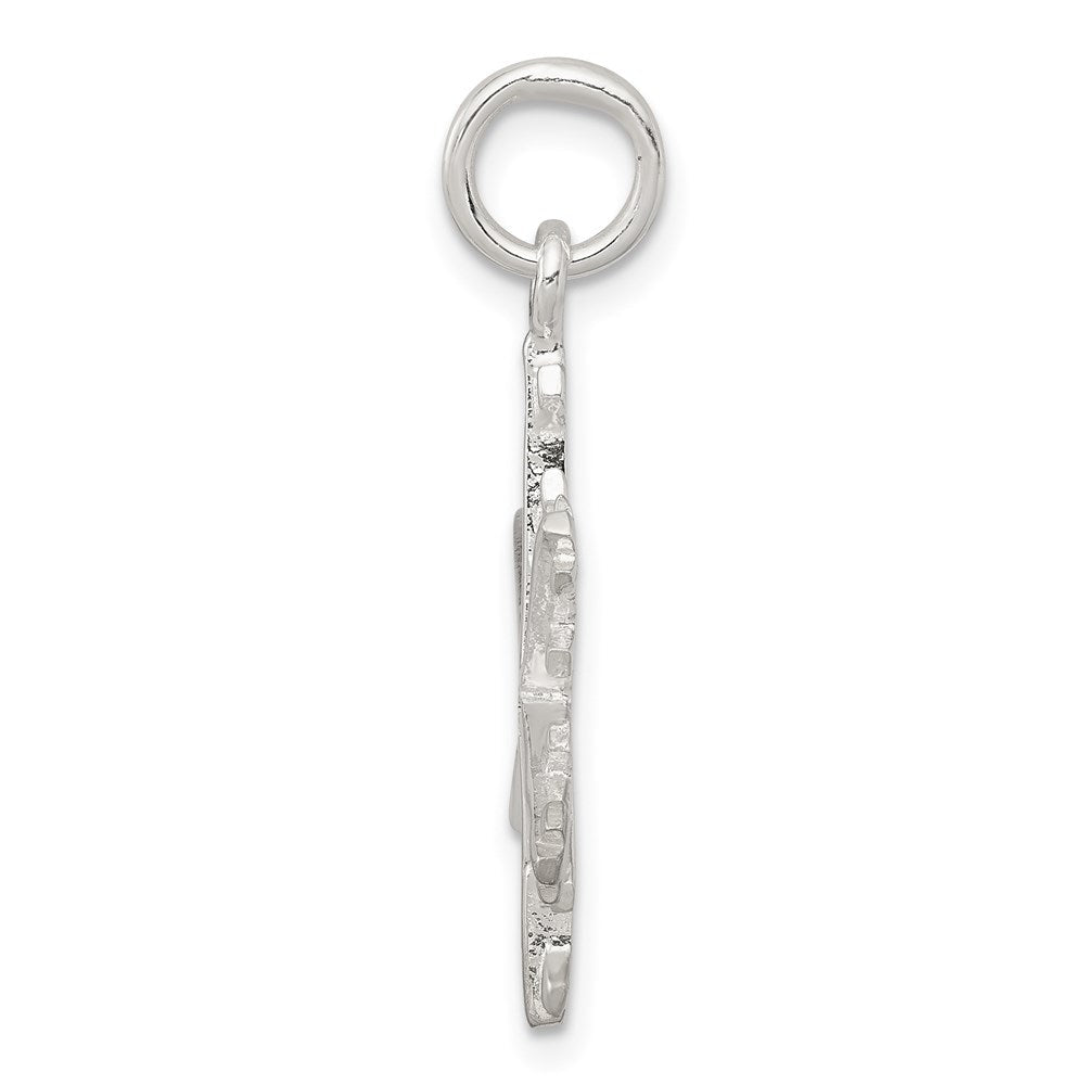 Sterlingsilber Schneeflocke Anhänger