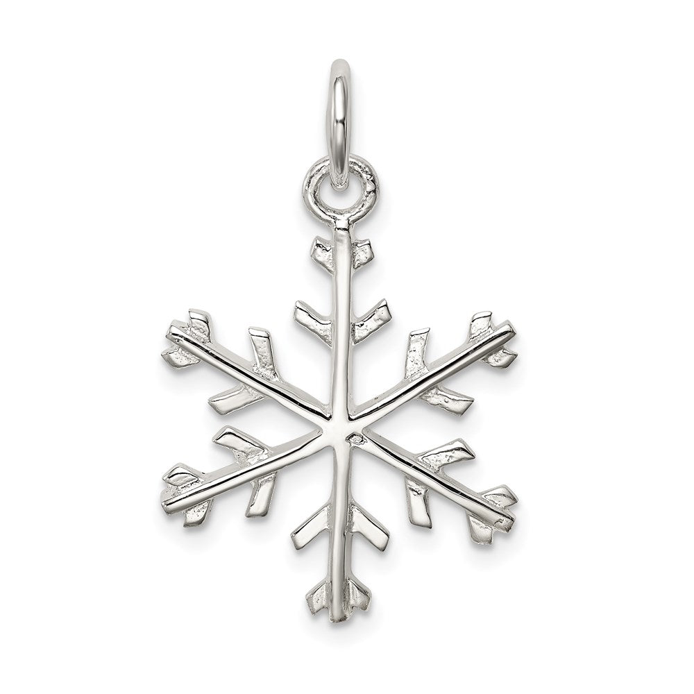 Sterlingsilber Schneeflocke Anhänger