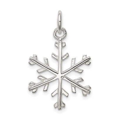 Sterlingsilber Schneeflocke Anhänger