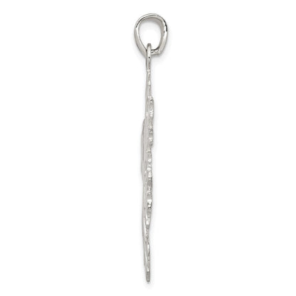 Sterlingsilber Schneeflocke Anhänger
