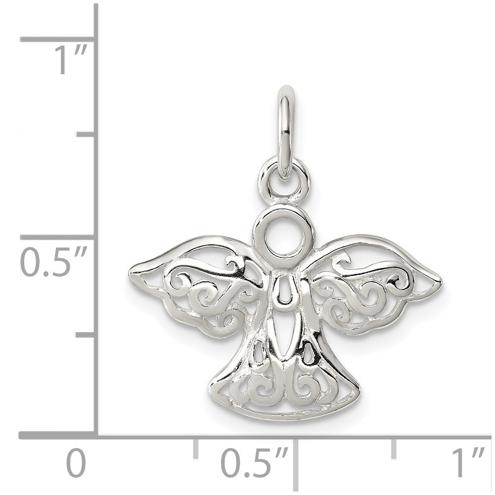 Sterlingsilber Filigran Engel Charm