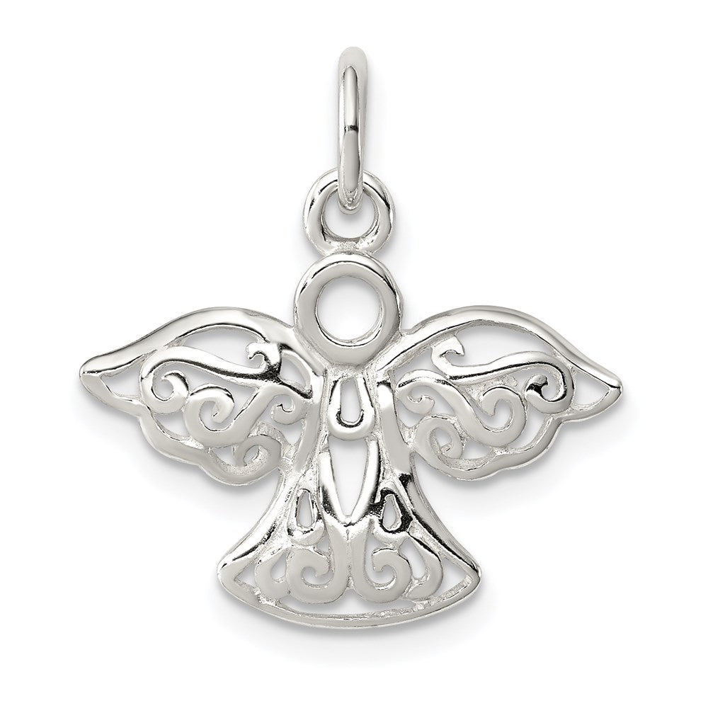 Sterlingsilber Filigran Engel Charm