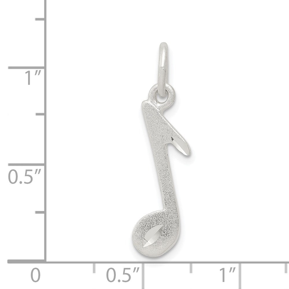 Sterlingsilber Musik Note Charm