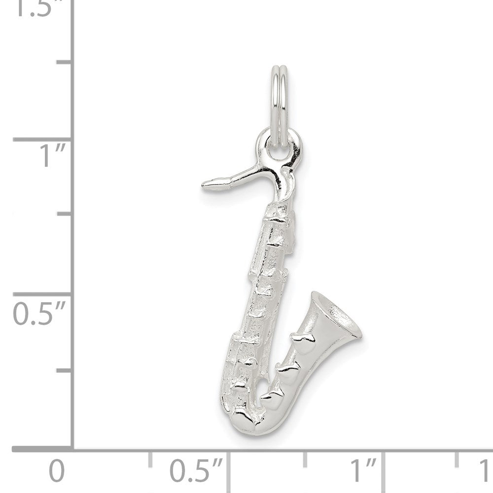 Sterlingsilber Saxophone Charm
