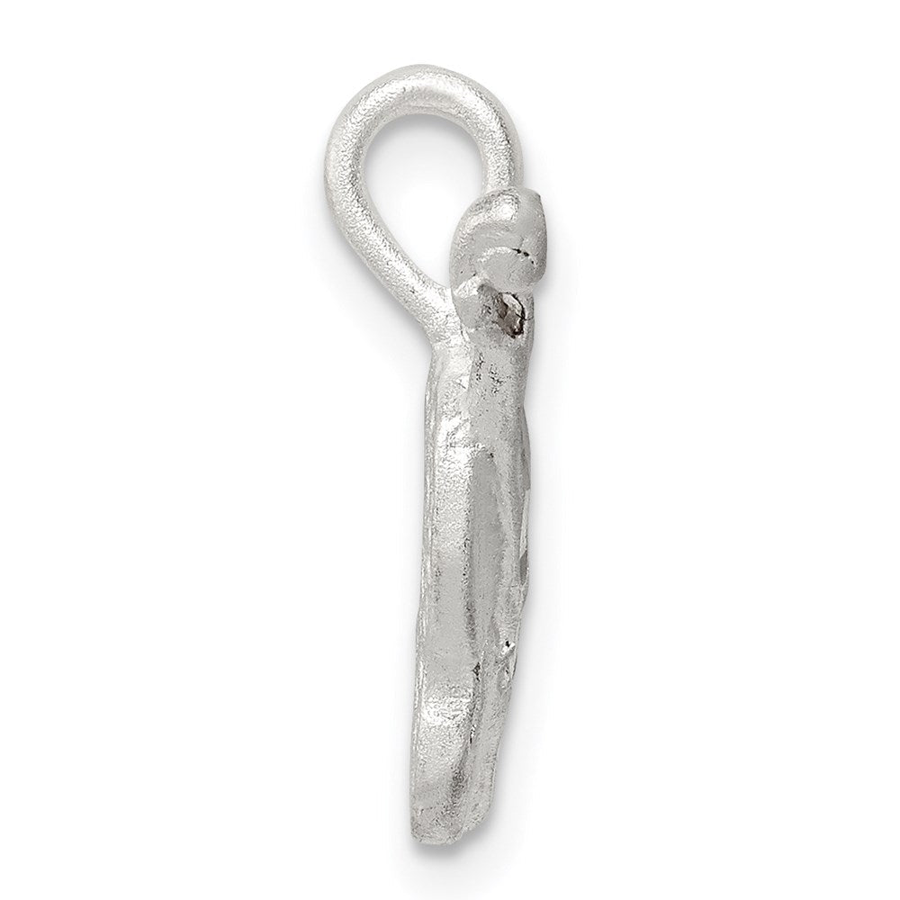 Sterlingsilber Diamantiert Violin Anhänger