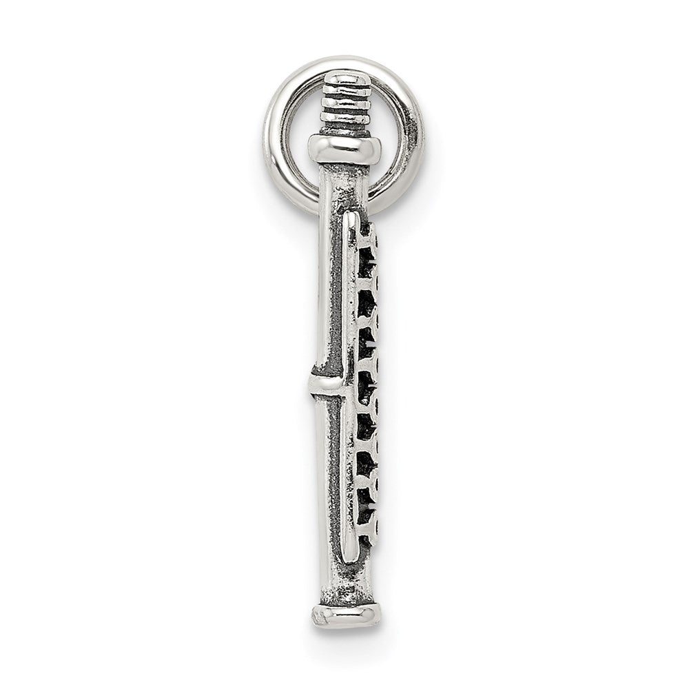 Sterlingsilber Antik Flute Charm