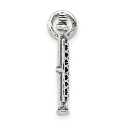 Sterlingsilber Antik Flute Charm