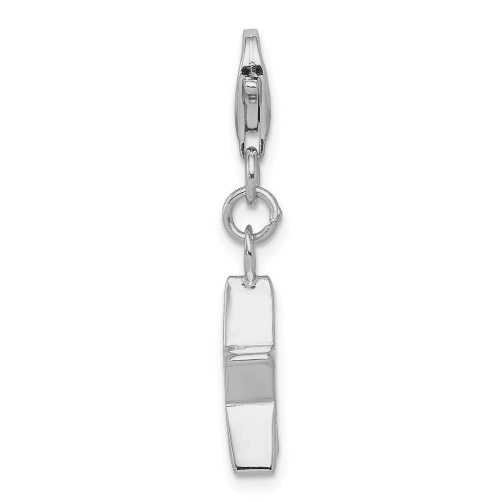 Sterlingsilber Rhodiniert January Zirkonia Geburtsstein Stern Charm