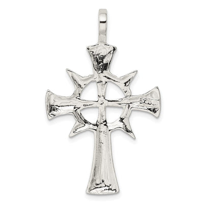 Sterlingsilber Iona Kreuz Anhänger