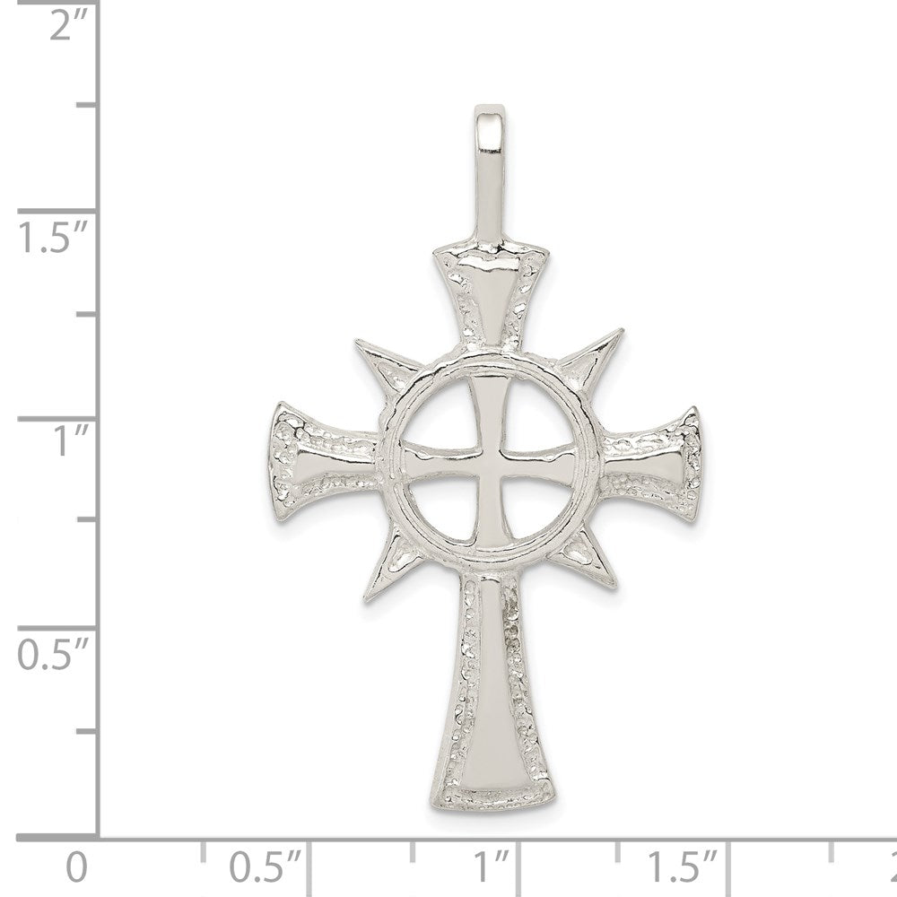 Sterlingsilber Iona Kreuz Anhänger