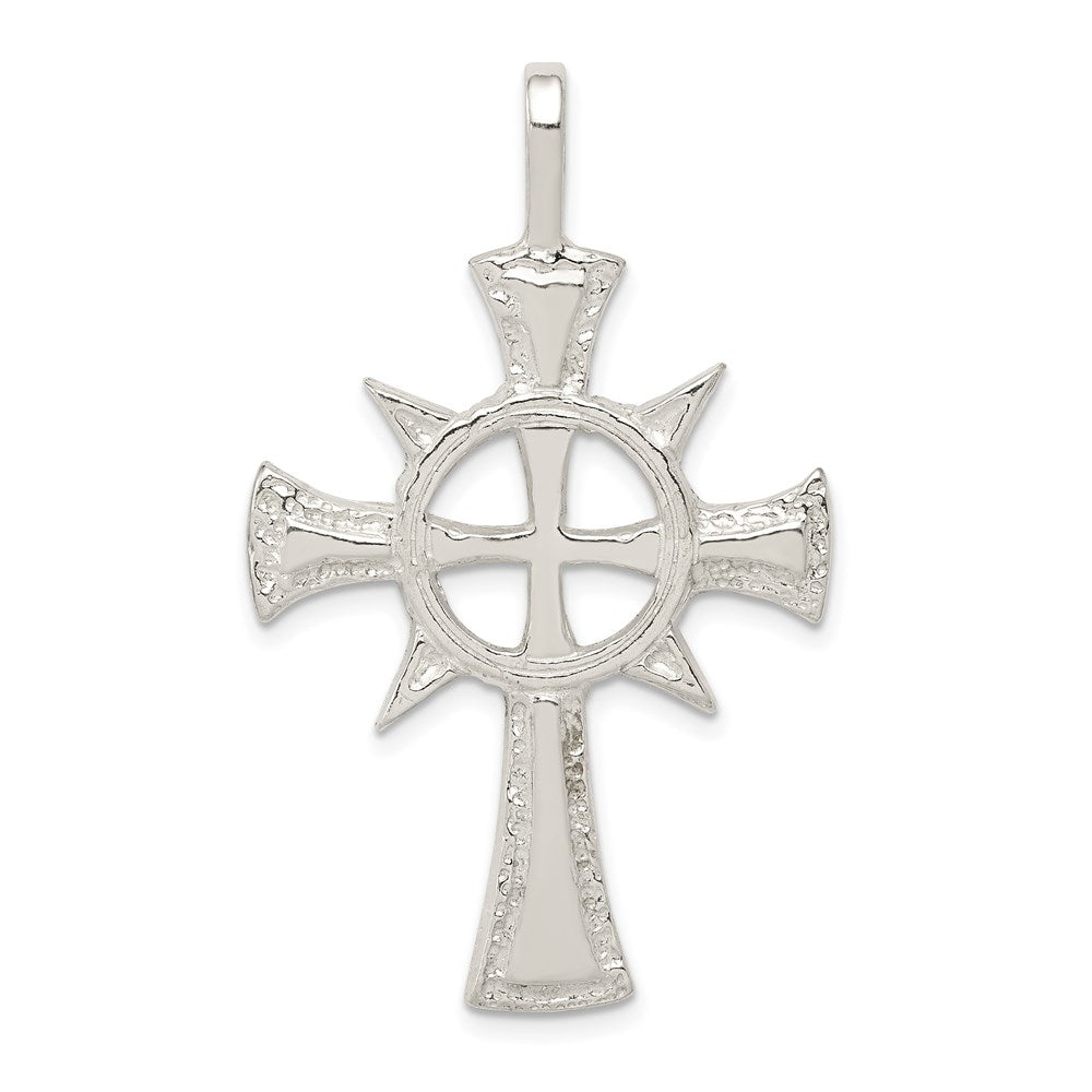 Sterlingsilber Iona Kreuz Anhänger