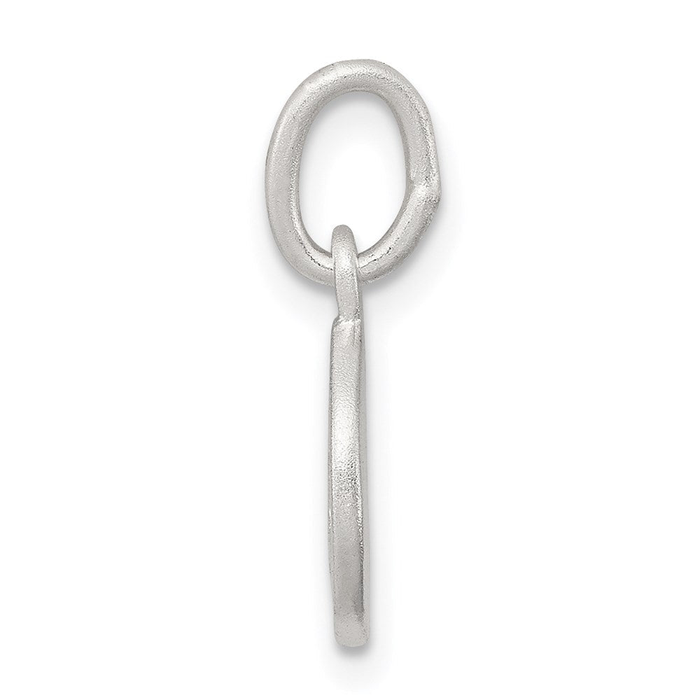 Sterlingsilber Diamantiert Cherub Disk Charm