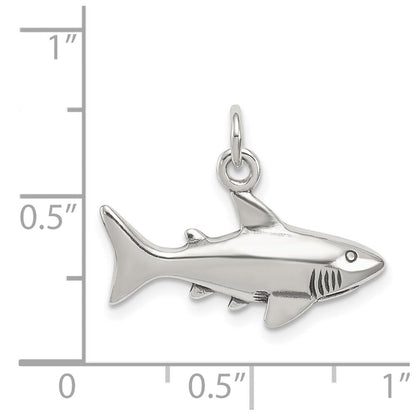 Sterlingsilber Antik Shark Charm
