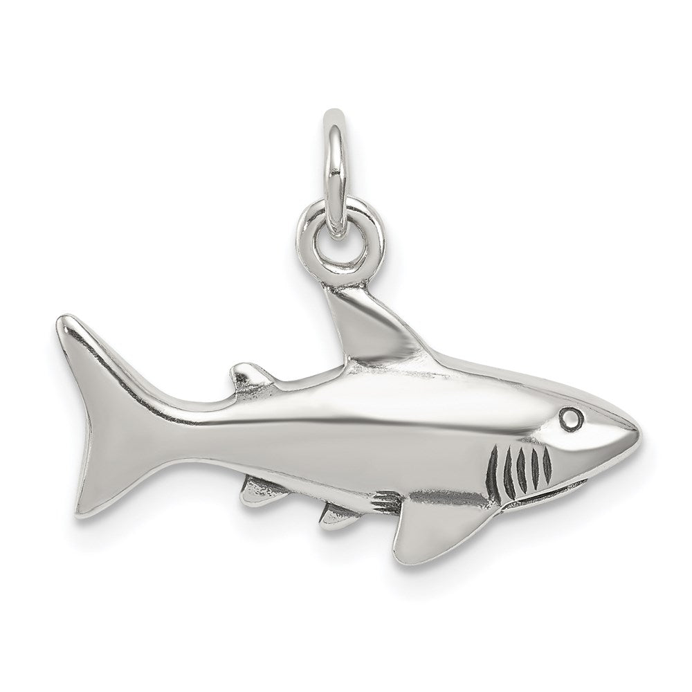 Sterlingsilber Antik Shark Charm