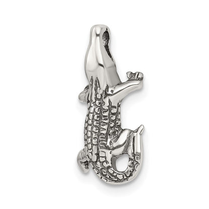 Sterlingsilber Antikisiert Alligator Kette Anhänger