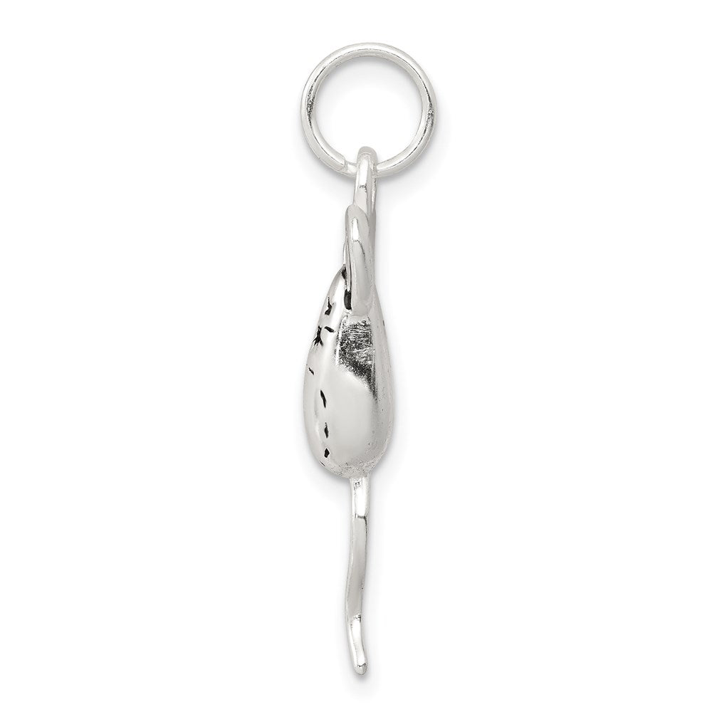 Sterlingsilber Rhodiniert Maus Charm