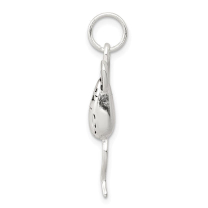 Sterlingsilber Rhodiniert Maus Charm