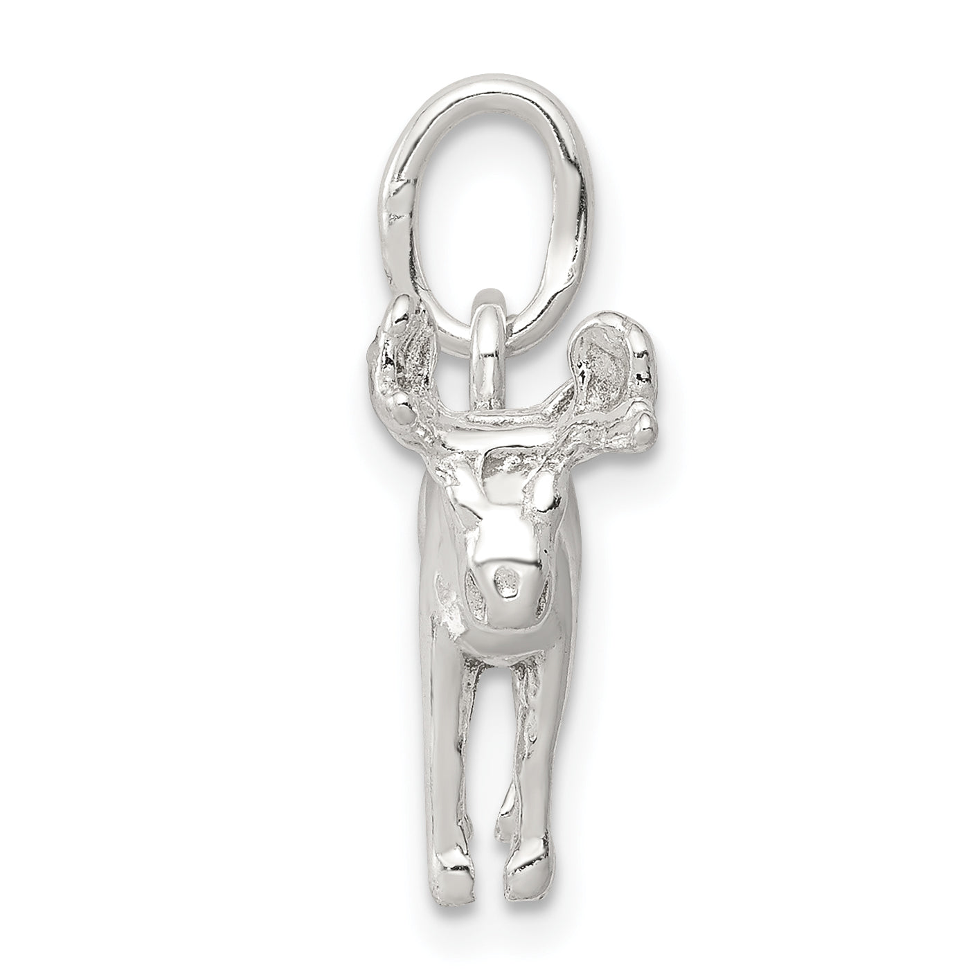 Sterlingsilber Moose Charm