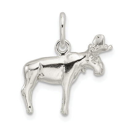 Sterlingsilber Moose Charm