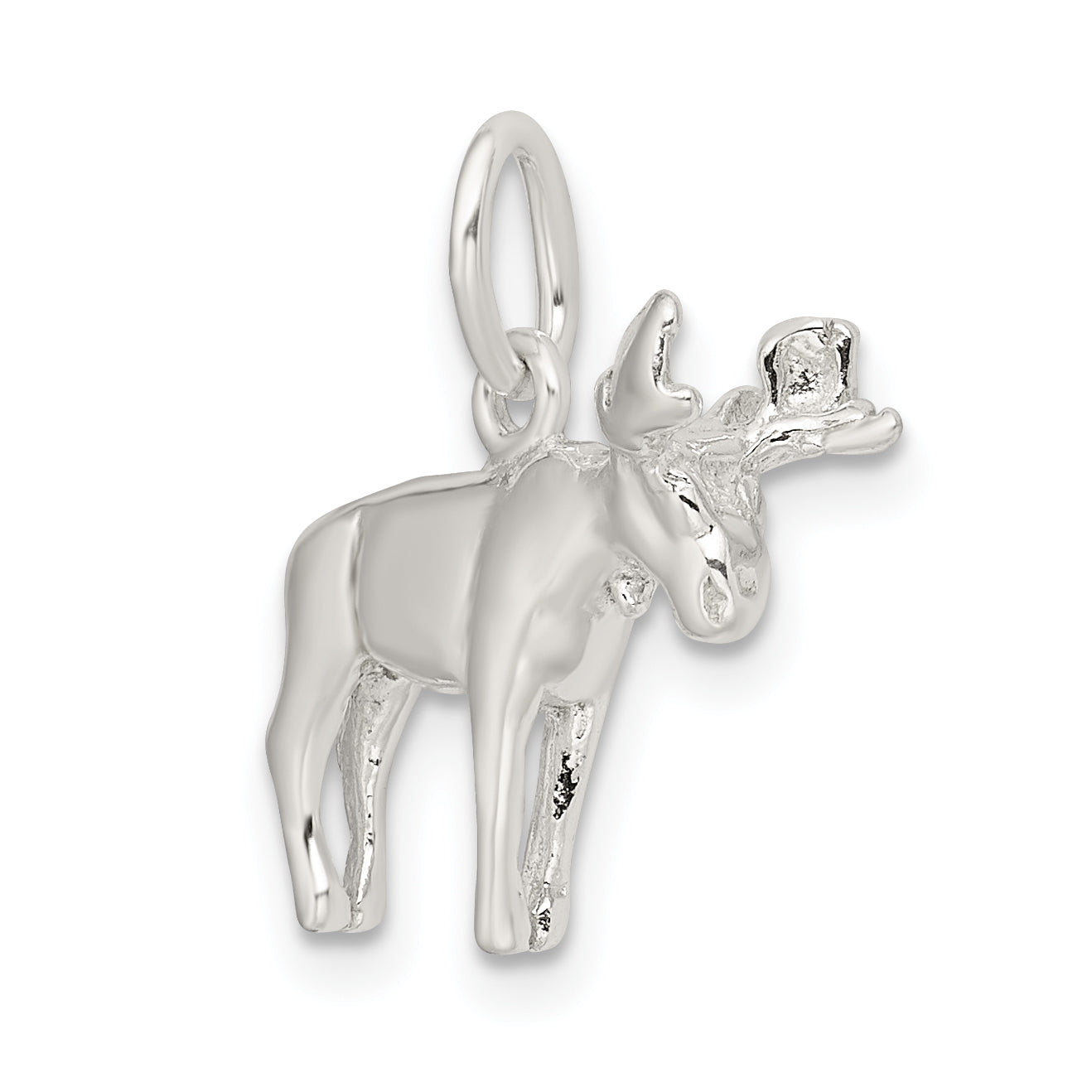 Sterlingsilber Moose Charm