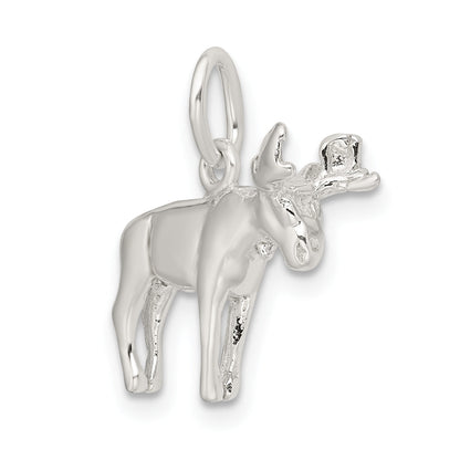 Sterlingsilber Moose Charm
