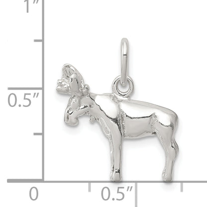 Sterlingsilber Moose Charm