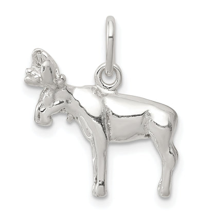 Sterlingsilber Moose Charm