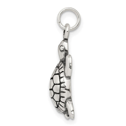 Sterlingsilber Antik Schildkröte Charm