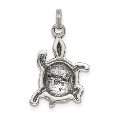 Sterlingsilber Antik Schildkröte Charm