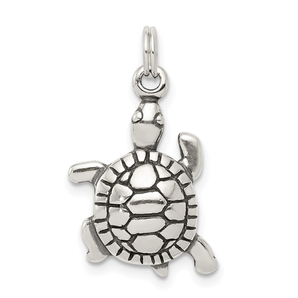 Sterlingsilber Antik Schildkröte Charm