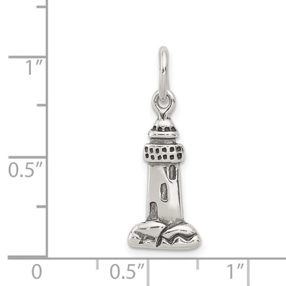 Sterlingsilber Antikisiert Leuchtturm Charm