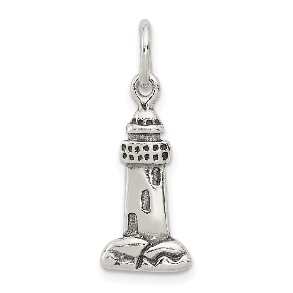 Sterlingsilber Antikisiert Leuchtturm Charm