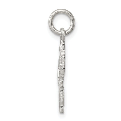 Sterlingsilber Taube Kreuz Charm