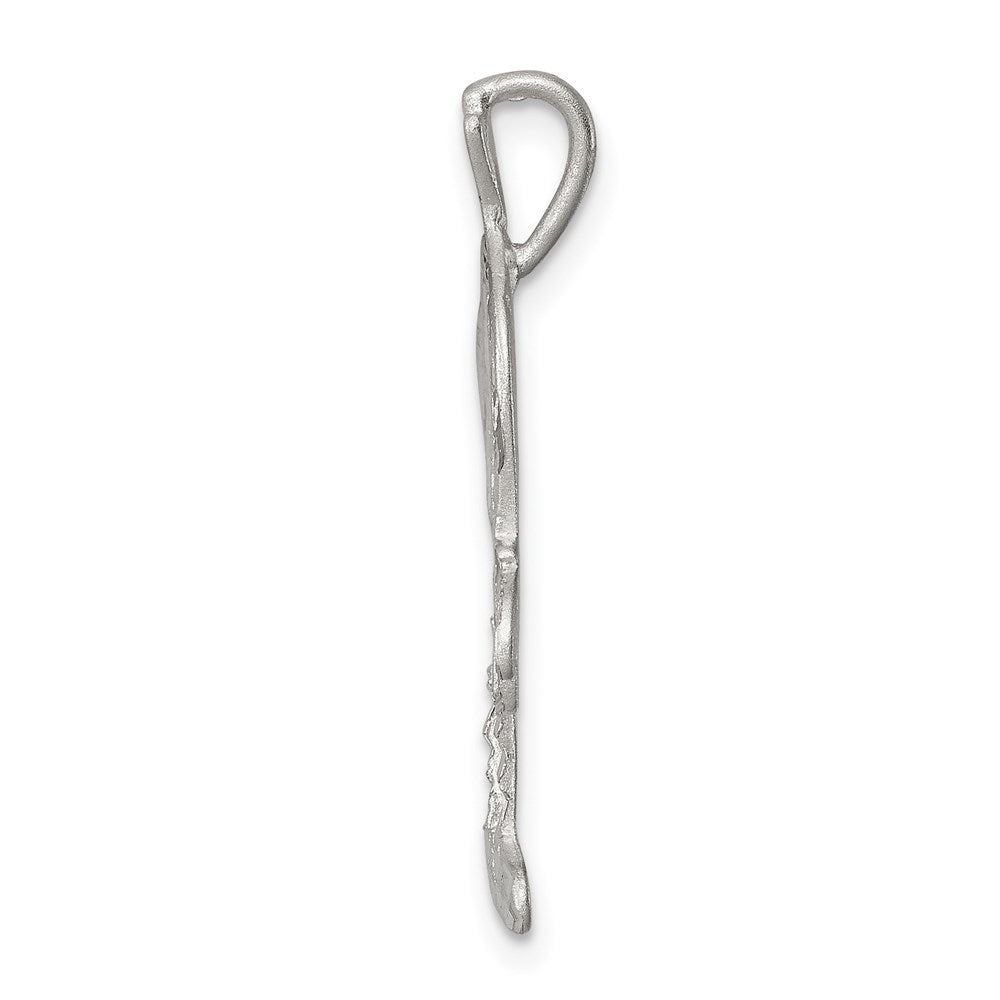Sterlingsilber Diamantiert Palme Trees Anhänger Charm