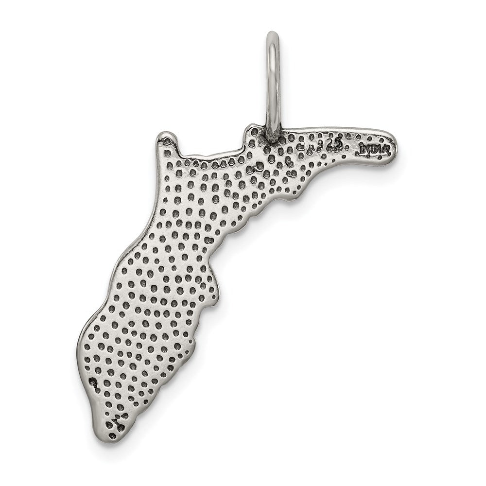 Sterlingsilber Antikisiert Florida State Charm