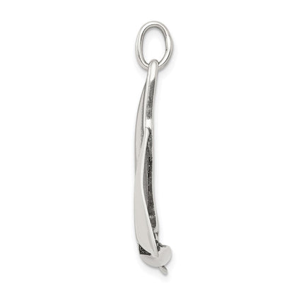 Sterlingsilber Antikisiert Segelboot Charm