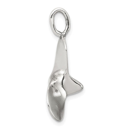 Sterlingsilber 3d Antikisiert Groß Boot Propeller Charm