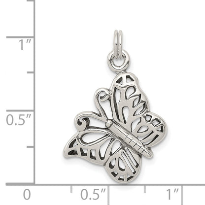Sterlingsilber Antik Schmetterling Charm