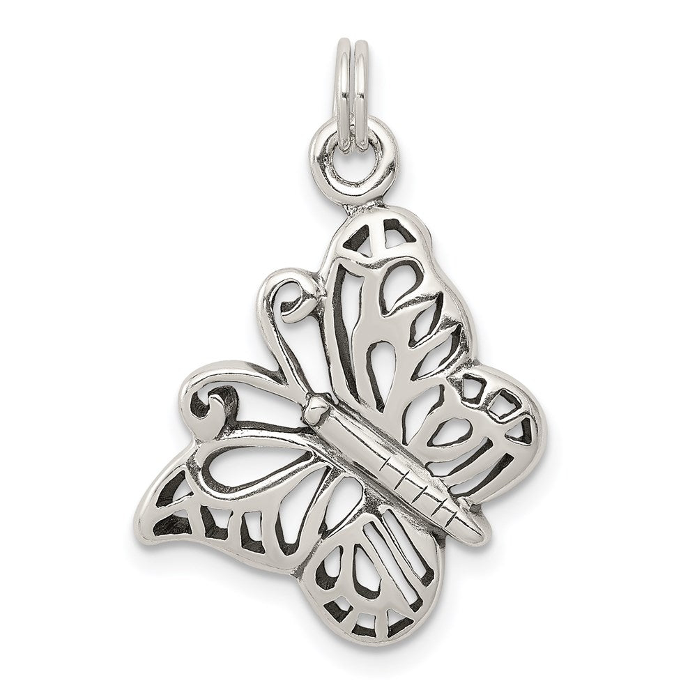 Sterlingsilber Antik Schmetterling Charm