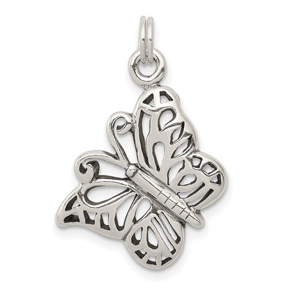 Sterlingsilber Antik Schmetterling Charm