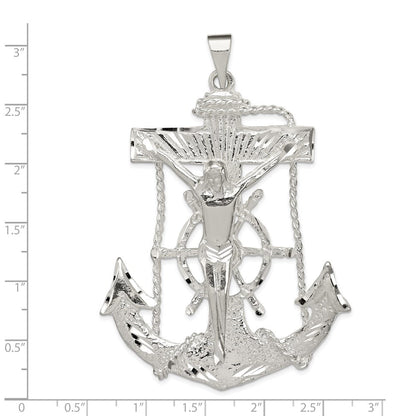 Sterlingsilber Marine Kreuz Anhänger