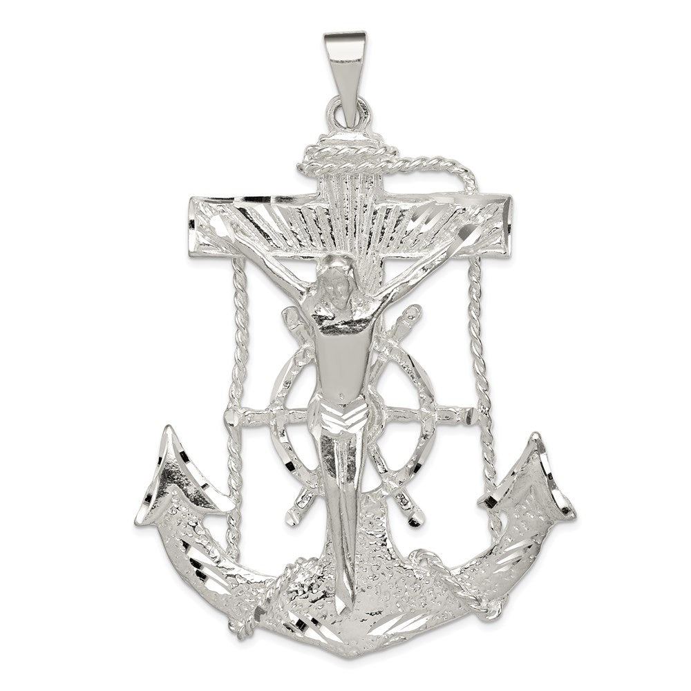 Sterlingsilber Marine Kreuz Anhänger