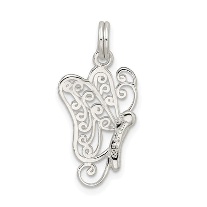 Sterlingsilber Schmetterling Charm
