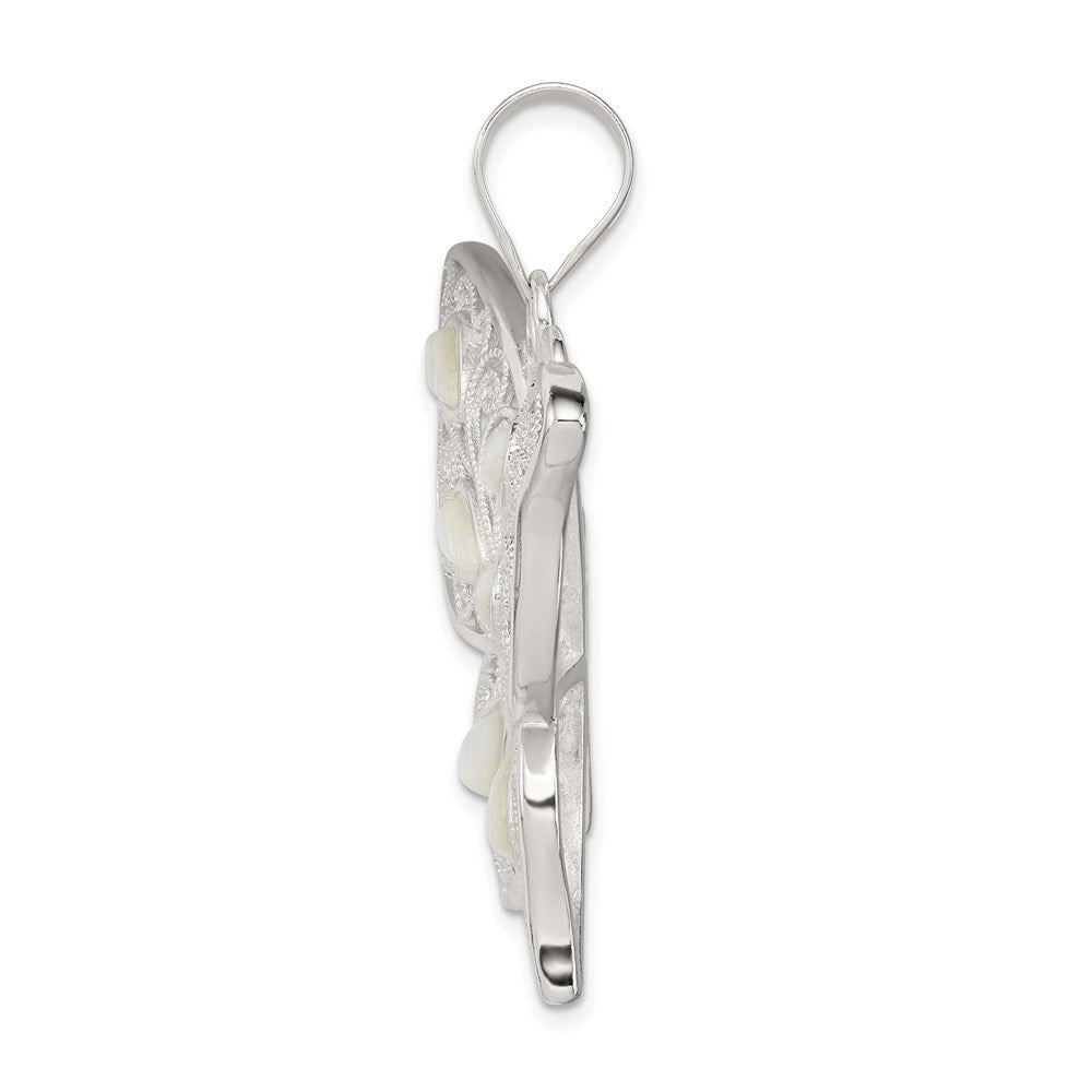 Sterlingsilber Filigran Fantasie Perlmutt Schmetterling Anhänger
