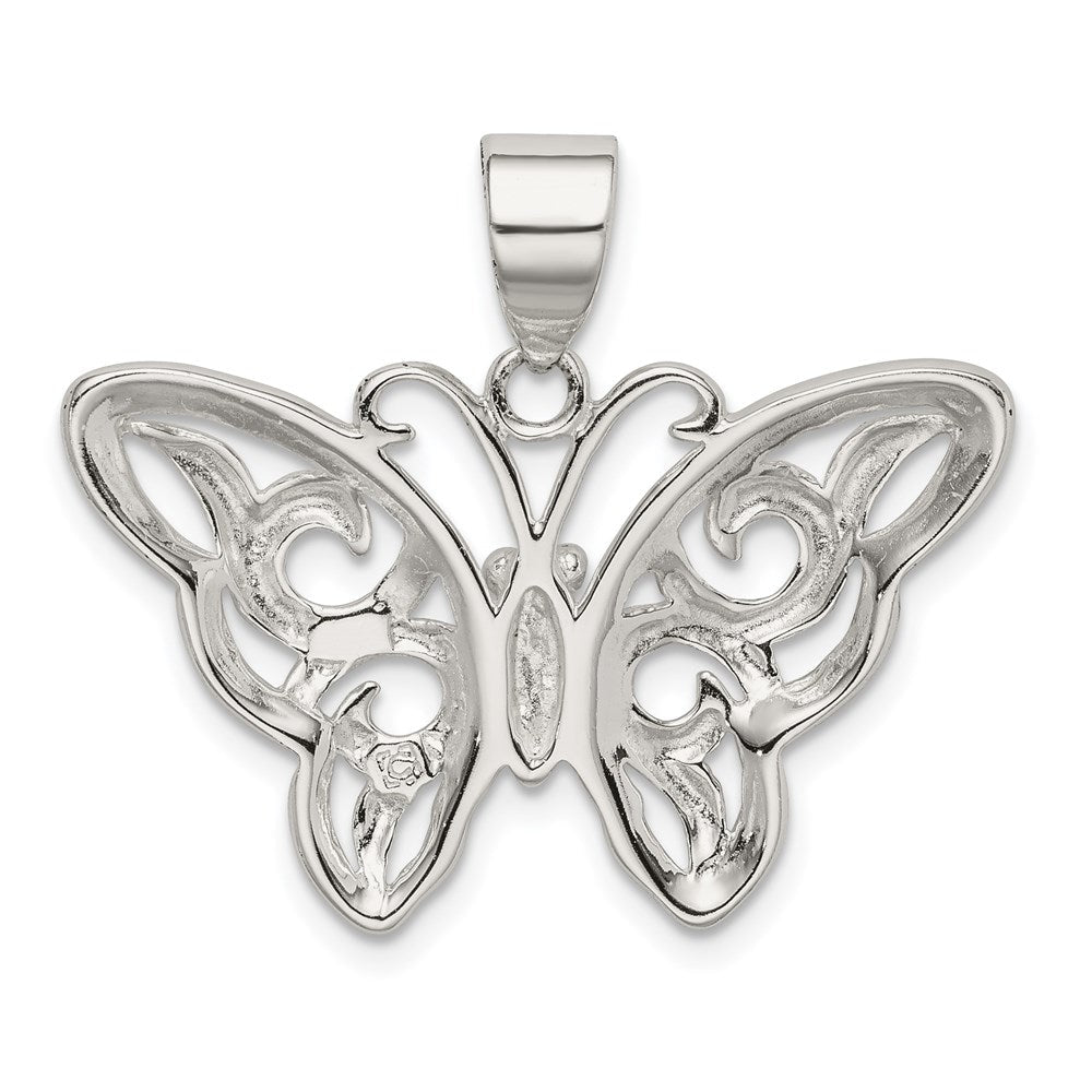 Sterlingsilber Schmetterling Anhänger