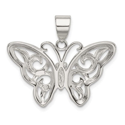 Sterlingsilber Schmetterling Anhänger
