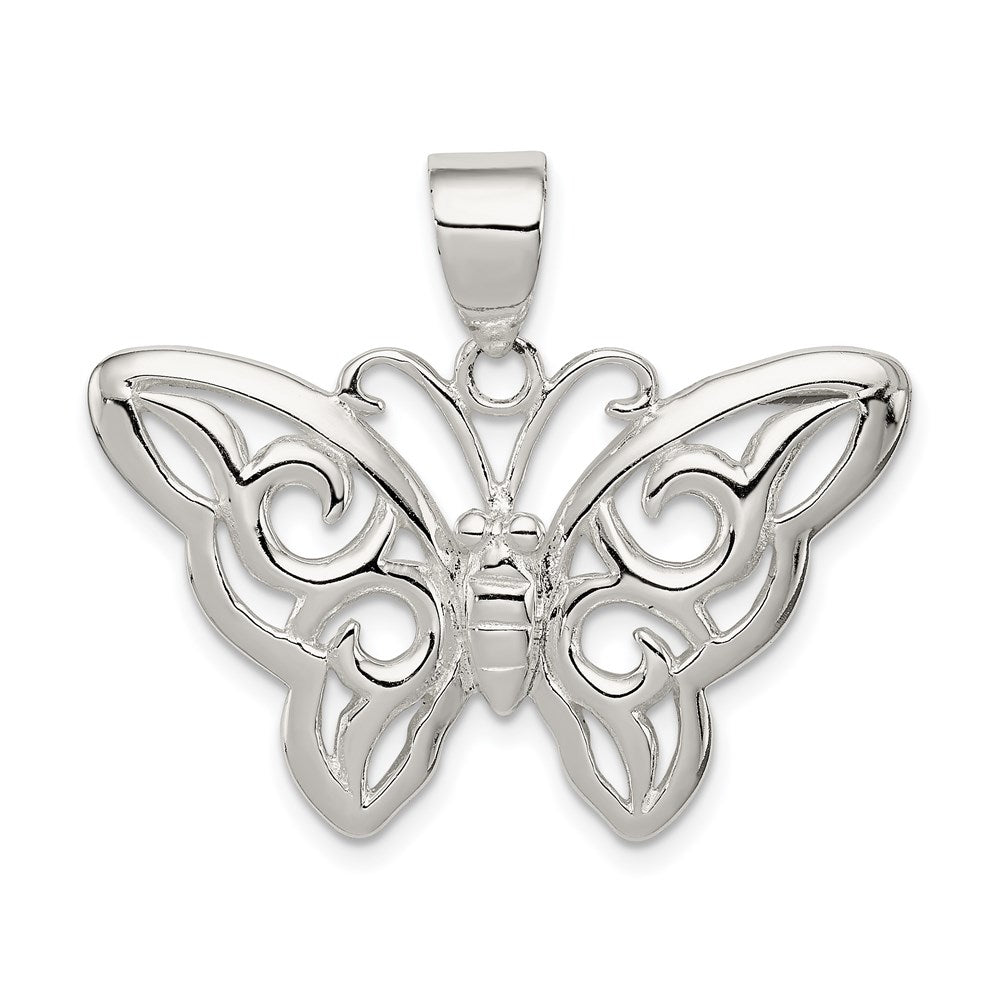 Sterlingsilber Schmetterling Anhänger