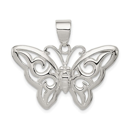 Sterlingsilber Schmetterling Anhänger